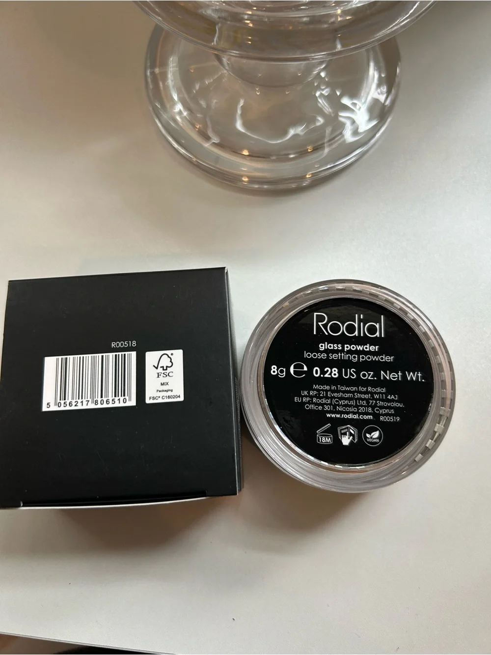 ✨💎 Rodial Glass Powder Loose Blurring Powder NIB Factory Sealed Full Size 💎✨
